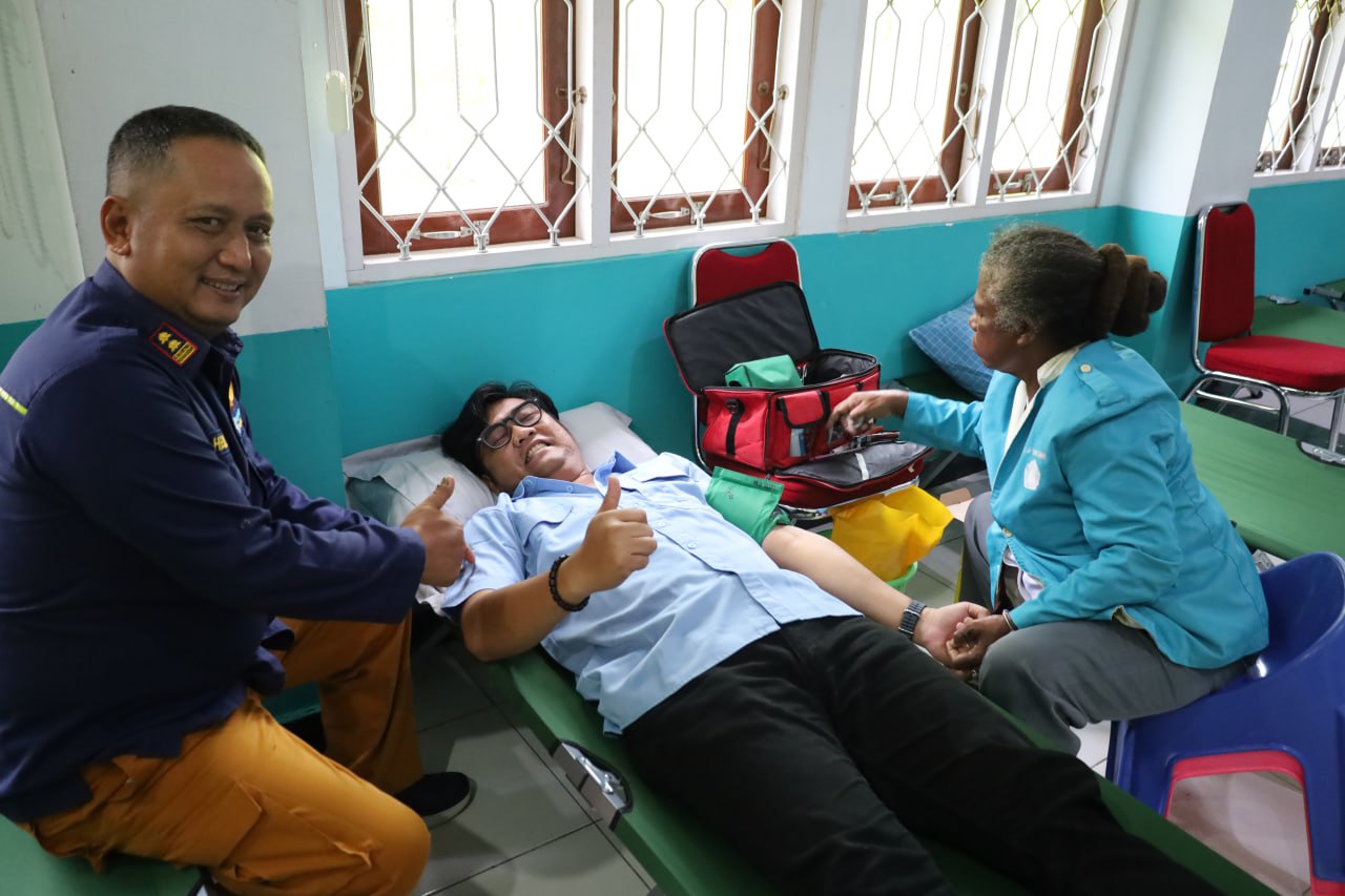 Donor Darah Bersama PMI Biak